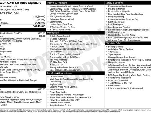 Certified 2024 MAZDA CX-5 Signature AWD/4WD image 19