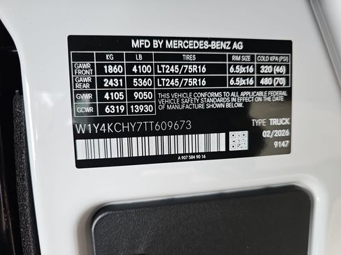 New 2026 Mercedes-Benz Sprinter 2500 image 31