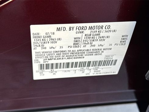 Used 2018 Ford Edge Titanium w/ Equipment Group 302A image 29