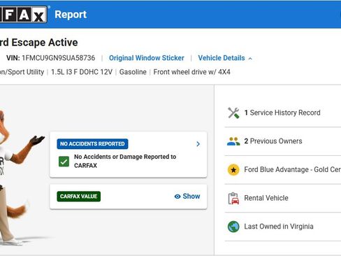 Used 2025 Ford Escape Active AWD/4WD image 3