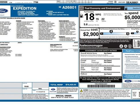 Used 2025 Ford Expedition Platinum AWD/4WD image 4