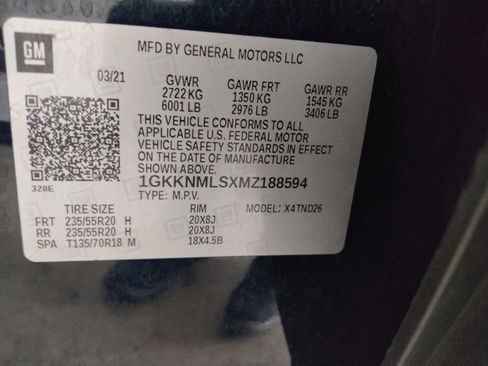 Used 2021 GMC Acadia SLT w/ Elevation Edition FWD image 33