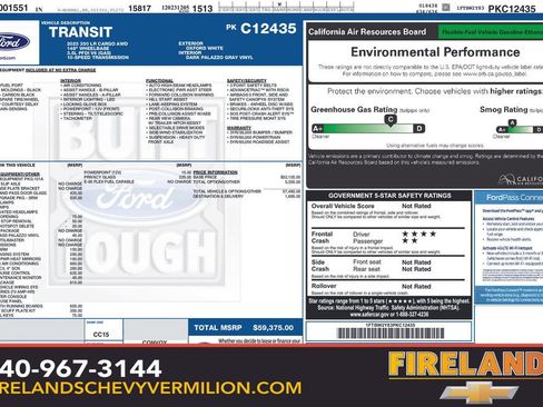 Used 2023 Ford Transit 350 Base w/ Upfitter Package image 2