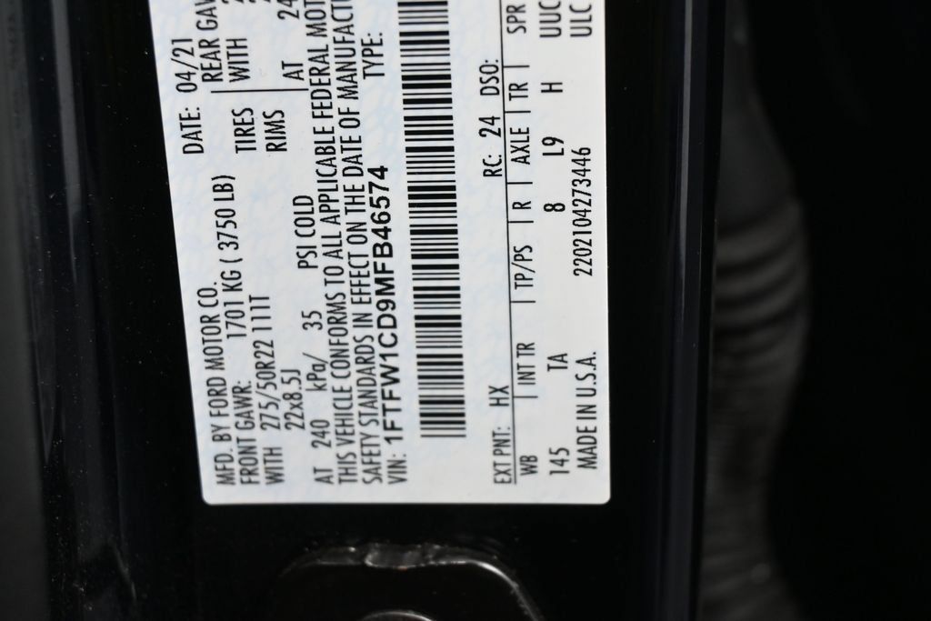 Used 2021 Ford F150 Limited RWD image 17