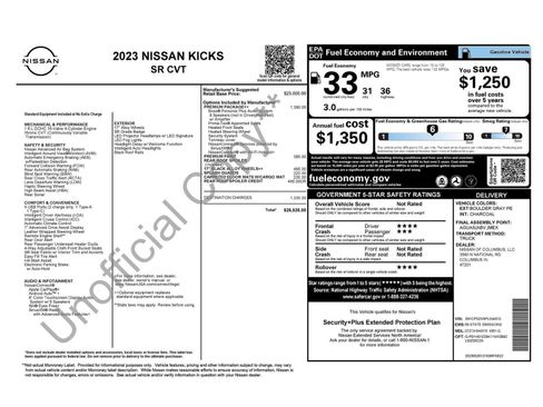 Used 2023 Nissan Kicks SR w/ SR Premium Package FWD image 11