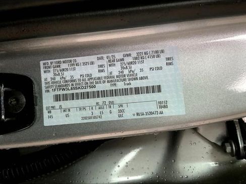 New 2025 Ford F150 XLT w/ Equipment Group 303A High image 13