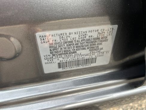 Certified 2024 Nissan Versa S w/ S Plus Package FWD image 37