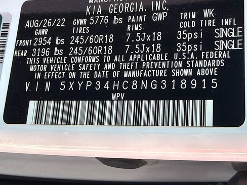 Used 2022 Kia Telluride EX image 34