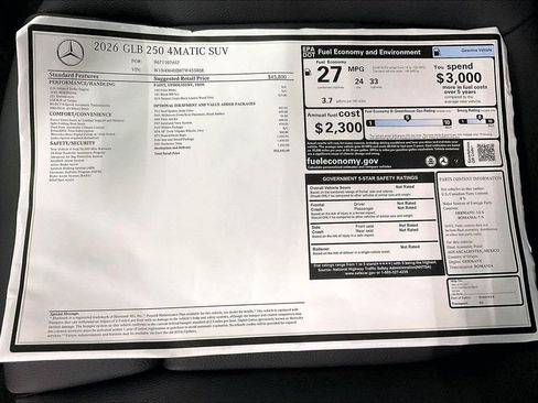 New 2026 Mercedes-Benz GLB 250 4MATIC image 19