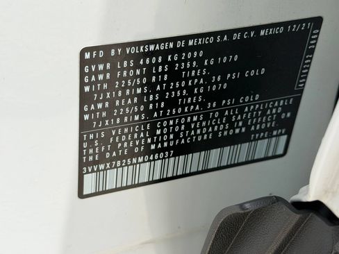 Used 2022 Volkswagen Taos SE AWD/4WD image 20
