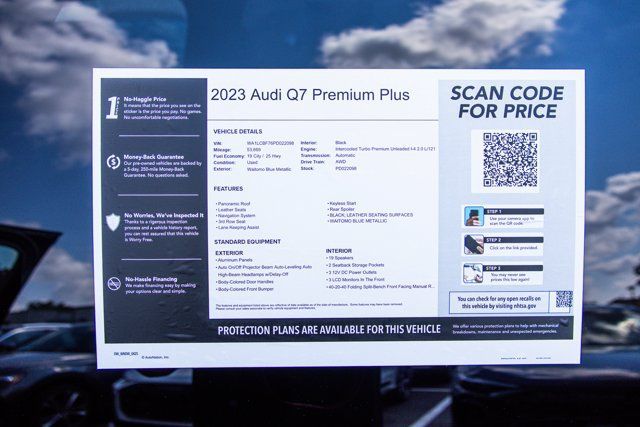 Used 2023 Audi Q7 2.0T Premium Plus w/ Premium Plus Package AWD/4WD image 30