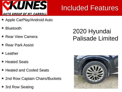 Used 2020 Hyundai Palisade Limited AWD/4WD image 3
