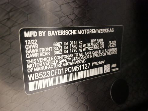 Used 2023 BMW iX xDrive50 w/ Premium Package AWD/4WD image 61
