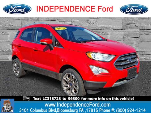 Certified 2020 Ford EcoSport Titanium AWD/4WD image 1