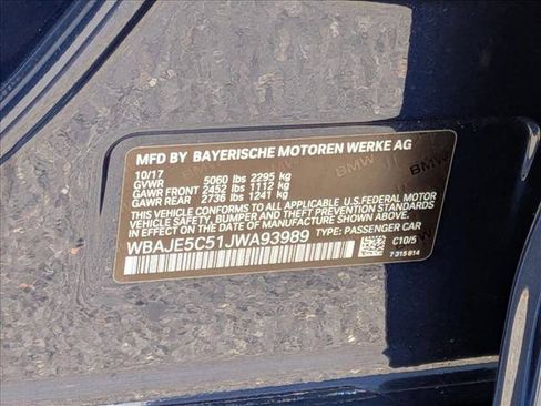 Used 2018 BMW 540i RWD image 26