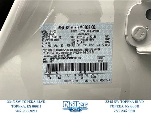 New 2025 Ford Explorer ST w/ Sun And Sound Package image 8