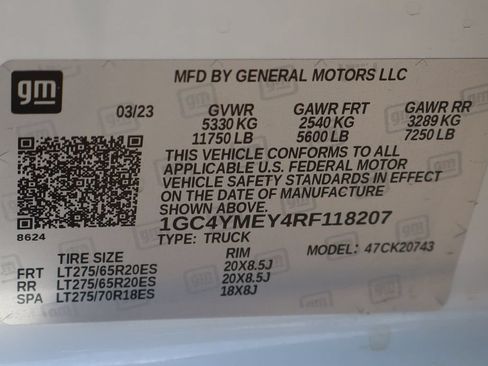 Used 2024 Chevrolet Silverado 2500 Custom w/ Custom Value Package AWD/4WD image 60