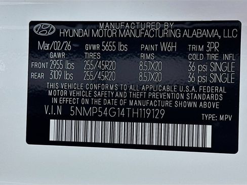 New 2026 Hyundai Santa Fe Calligraphy FWD image 24