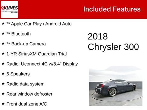 Used 2018 Chrysler 300 S w/ 300S Premium Group image 2
