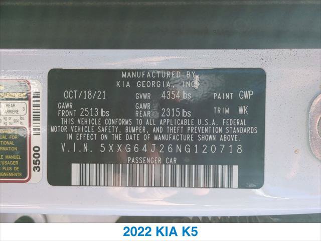 Used 2022 Kia K5 GT-Line FWD image 27