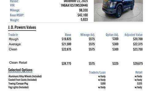 Used 2018 Nissan Titan Platinum Reserve image 22