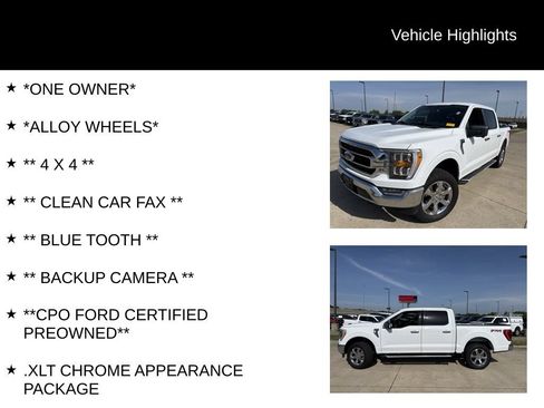 Used 2023 Ford F150 XLT w/ Equipment Group 302A High AWD/4WD image 4