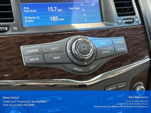 Used 2017 Nissan Armada Platinum w/ Captain Seat Package AWD/4WD image 52