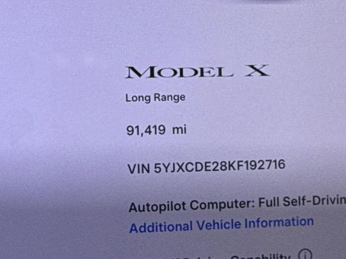Used 2019 Tesla Model X Long Range AWD/4WD image 28