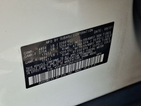 Used 2022 Subaru Outback AWD/4WD image 27
