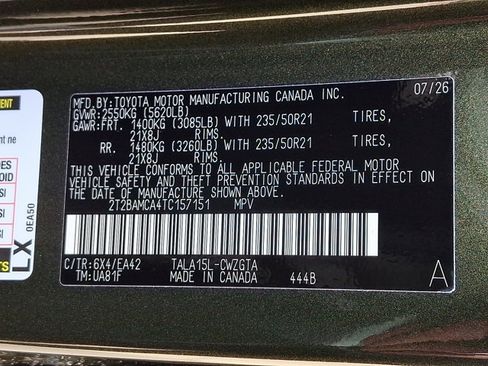 New 2026 Lexus RX 350 Premium AWD/4WD image 14