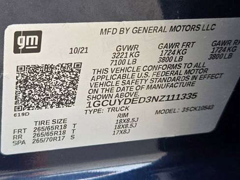 Used 2022 Chevrolet Silverado 1500 LT w/ Z71 Off-Road Package image 31