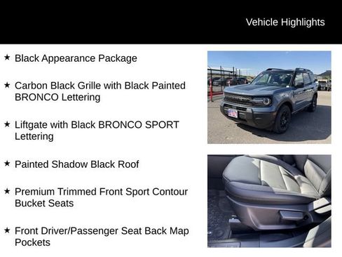 New 2026 Ford Bronco Sport Big Bend w/ Black Appearance Package AWD/4WD image 8
