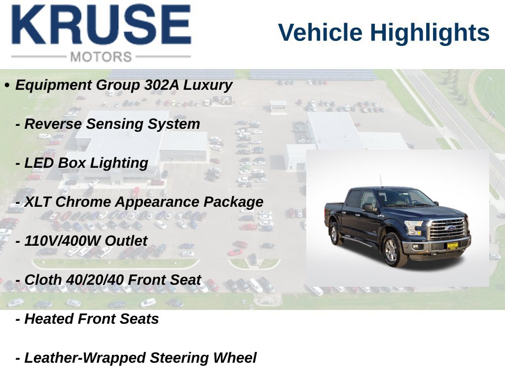 Used 2016 Ford F150 XLT w/ Equipment Group 302A Luxury AWD/4WD image 18
