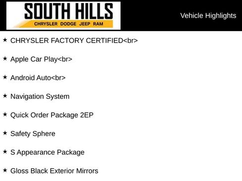 Used 2023 Chrysler Pacifica Limited w/ S Appearance Package image 3