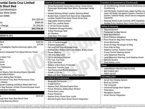 Certified 2024 Hyundai Santa Cruz Limited AWD/4WD image 25