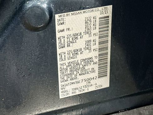 Used 2016 Nissan Rogue SL w/ SL Premium Package image 34