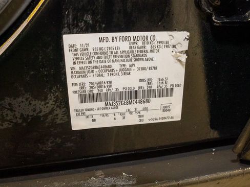 Used 2021 Ford EcoSport SE w/ SE Convenience Package image 21