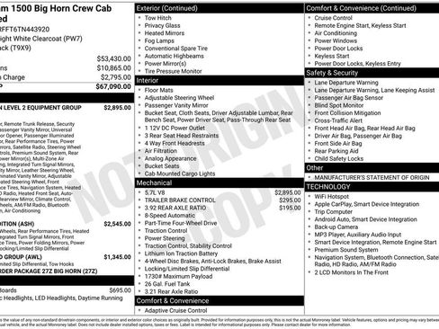New 2026 RAM 1500 Big Horn AWD/4WD image 4
