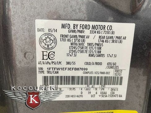 Used 2014 Ford F150 XLT w/ Equipment Group 301A Mid AWD/4WD image 26