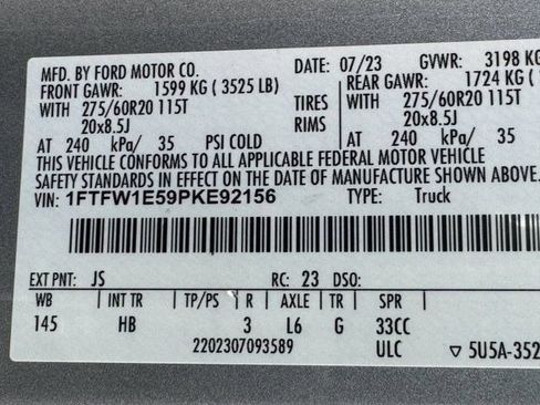 Used 2023 Ford F150 Lariat w/ Max Trailer Tow Package AWD/4WD image 27