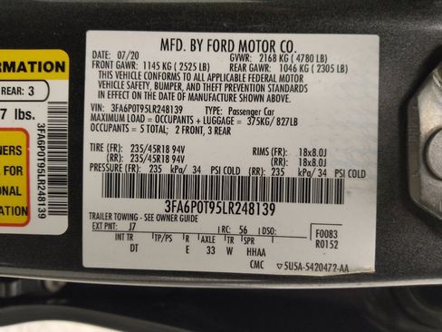 Used 2020 Ford Fusion SE image 33