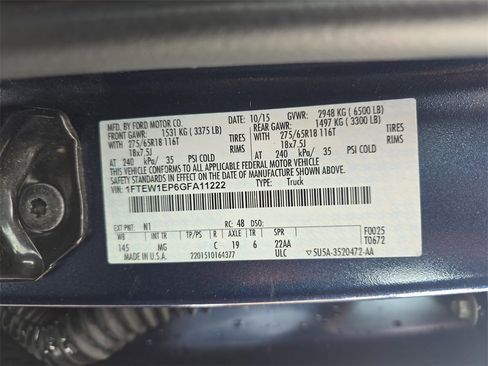 Used 2016 Ford F150 XLT w/ Equipment Group 301A Mid image 28