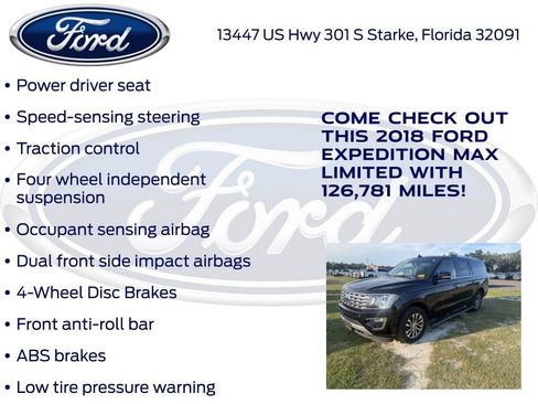 Used 2018 Ford Expedition Max Limited AWD/4WD image 17