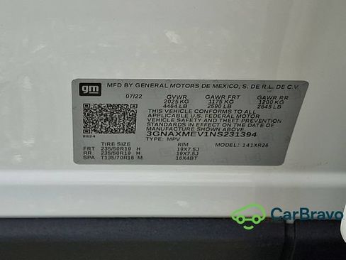 Certified 2022 Chevrolet Equinox RS w/ RS Leather Package FWD image 30