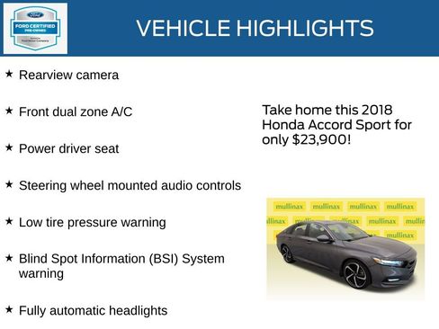 Used 2018 Honda Accord Sport image 22