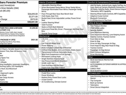 Used 2019 Subaru Forester Premium image 21