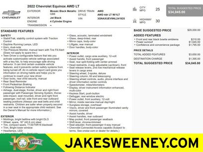 Certified 2022 Chevrolet Equinox LT