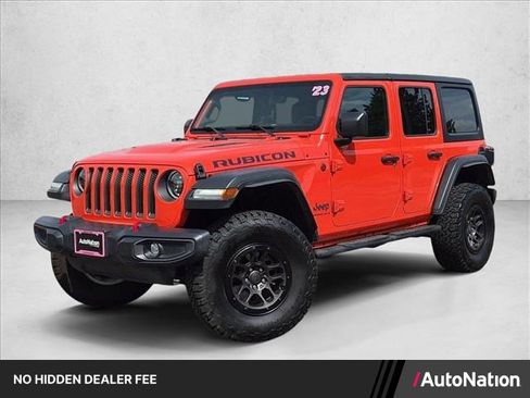 Used 2023 Jeep Wrangler Unlimited Rubicon w/ Xtreme 35 Tire Package AWD/4WD image 1