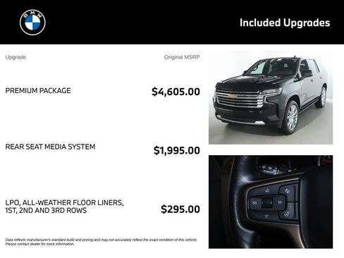Used 2021 Chevrolet Tahoe High Country w/ Premium Package AWD/4WD image 4