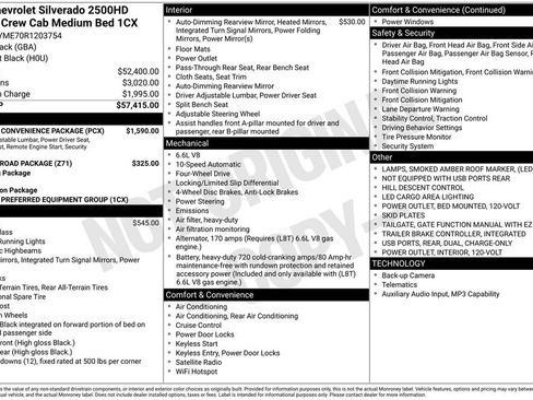 Certified 2024 Chevrolet Silverado 2500 Custom w/ Custom Convenience Package AWD/4WD image 4